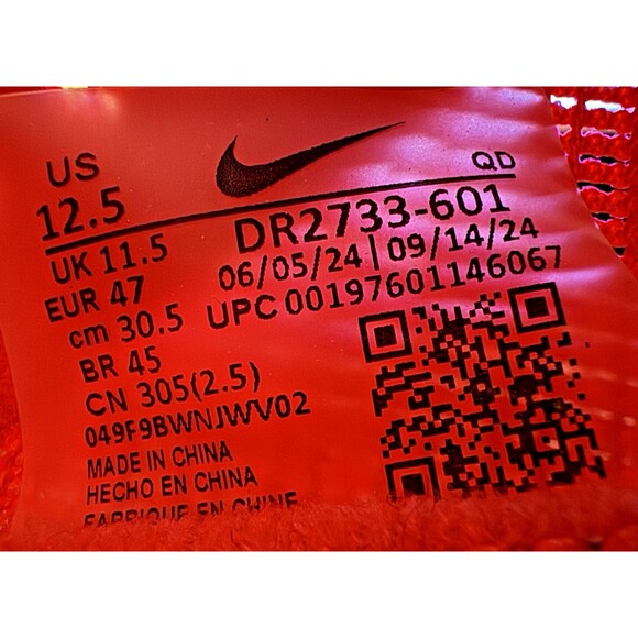 Nike Zoom Mamba 6 Mens Size 12.5 Track & Field Distance Spikes Lock & Bag New main image 6